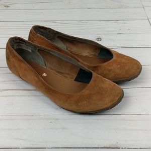 💚 Merrell Oak Brown Suede Ballet Flat 7